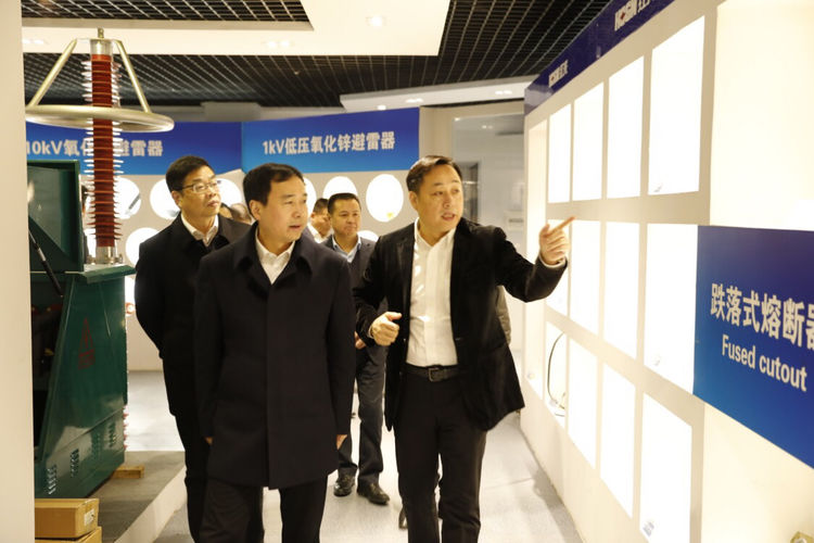 温州市委常委、组织部长马永良莅临9001cc金沙以诚为本电气集团调研指导